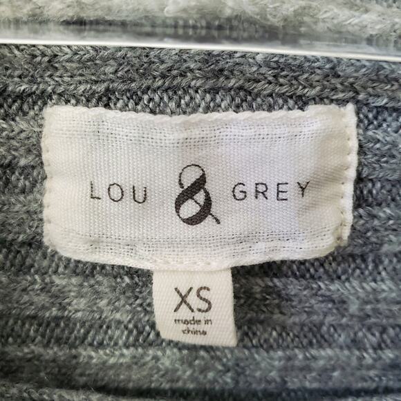 Women Lou Grey Chunky Ribbed Cowl Neck Off Shoulder Sweater XS Comfy Cozy Scandi - Picture 8 of 12